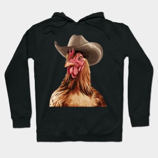 cowboy chicken Hoodie